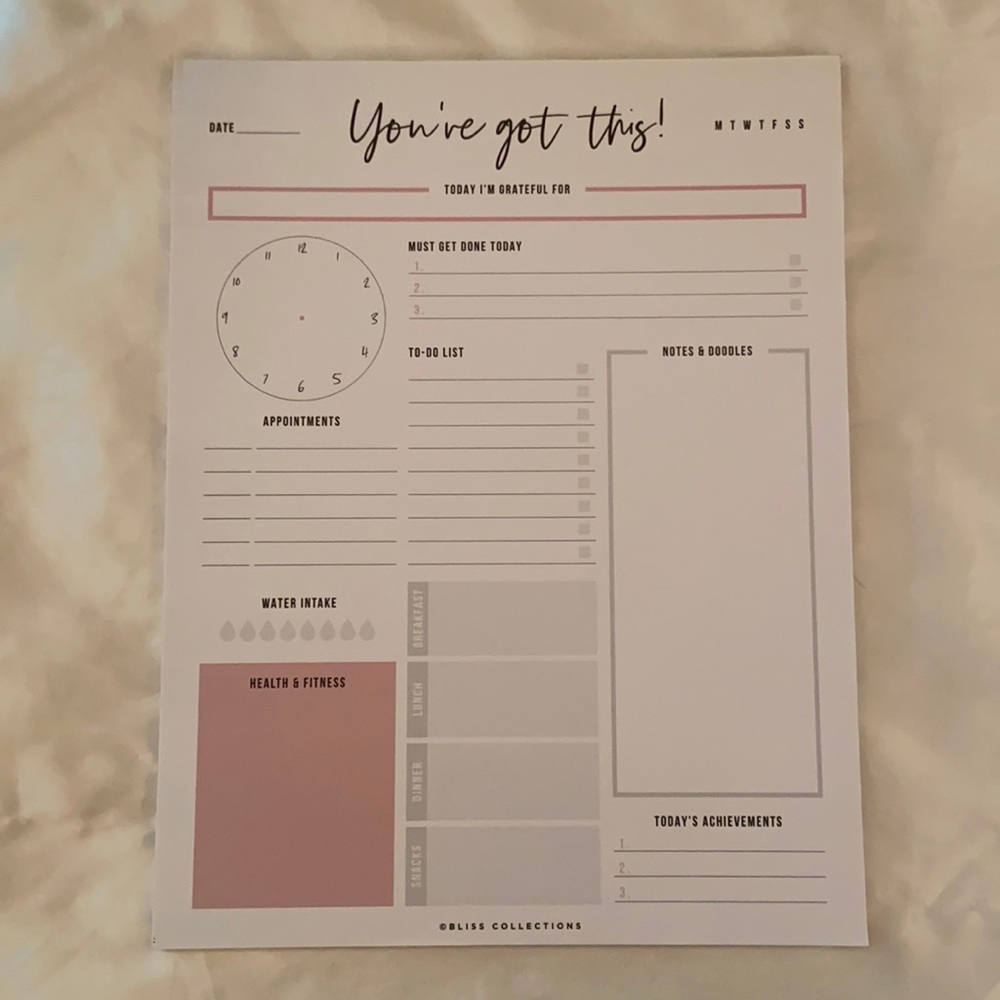 Inspirational “You’ve got this” Notepad